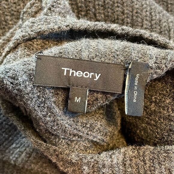 Theory Embree Charmant Mock Neck Sweater M - Picture 6 of 8